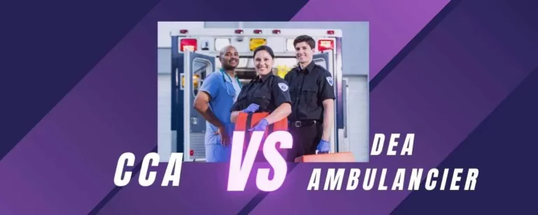 Différence entre CCA et DEA ambulancier