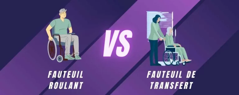 Différence entre fauteuil roulant et fauteuil de transfert