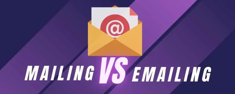 Différence entre mailing et emailing
